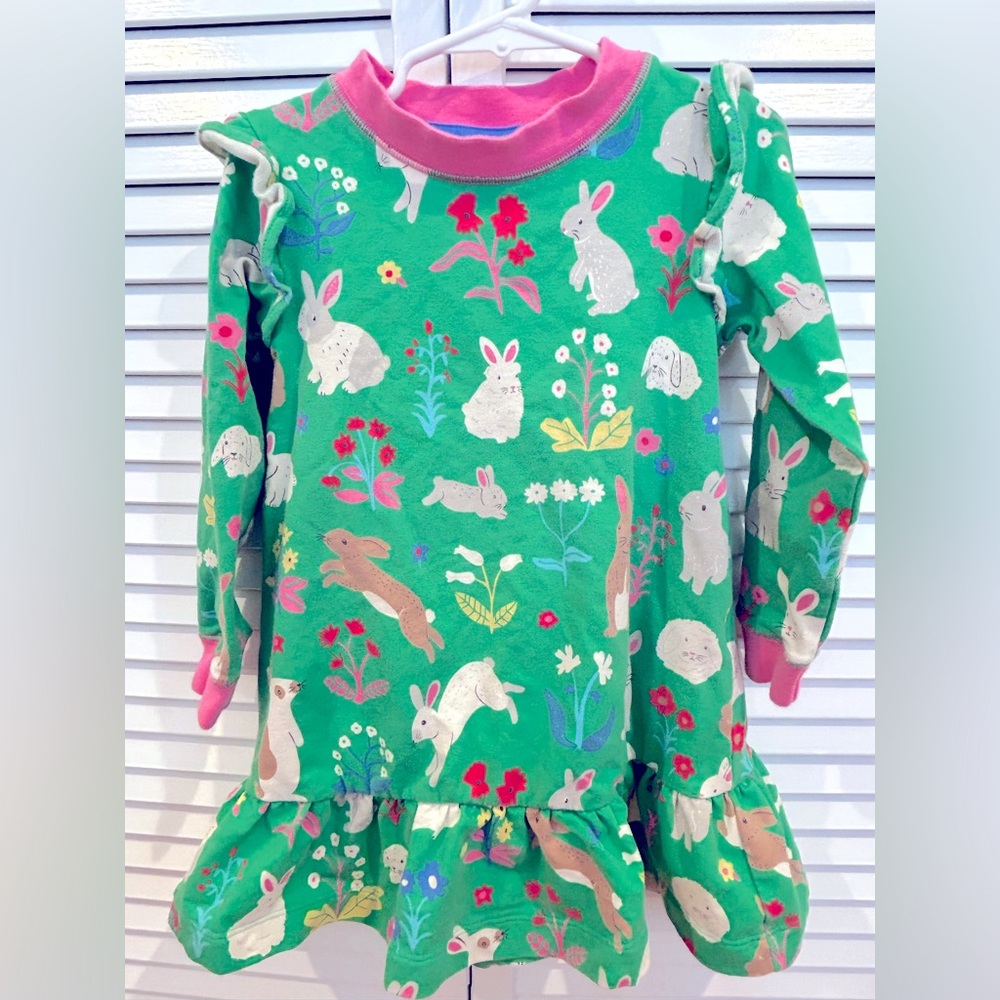 Mini Boden sweatshirt dress, size 3-4